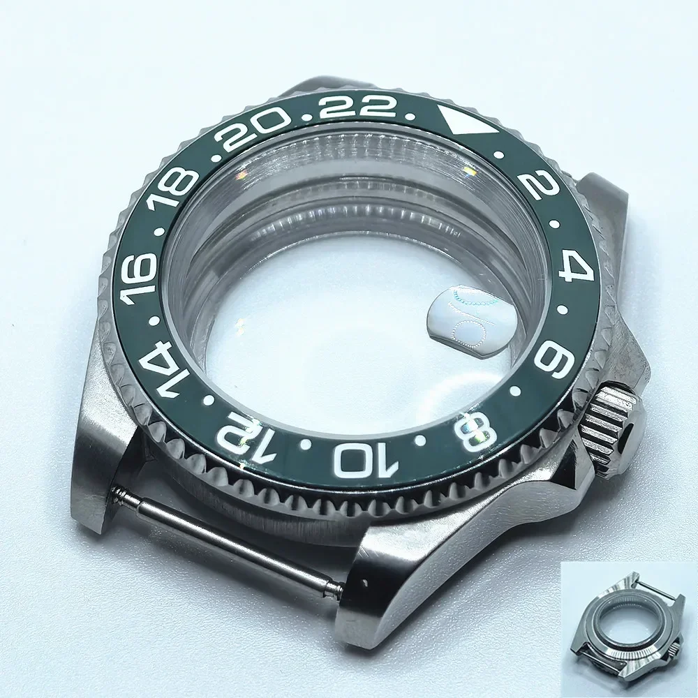 40mm Transparent Glass Watch Case