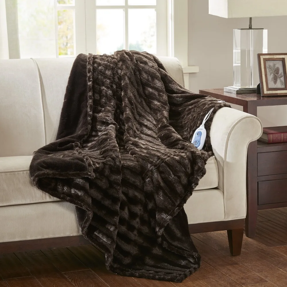 2023-new-comfortable-home-furnishings，-oversized-faux-fur-electric-heated-throw-50x70