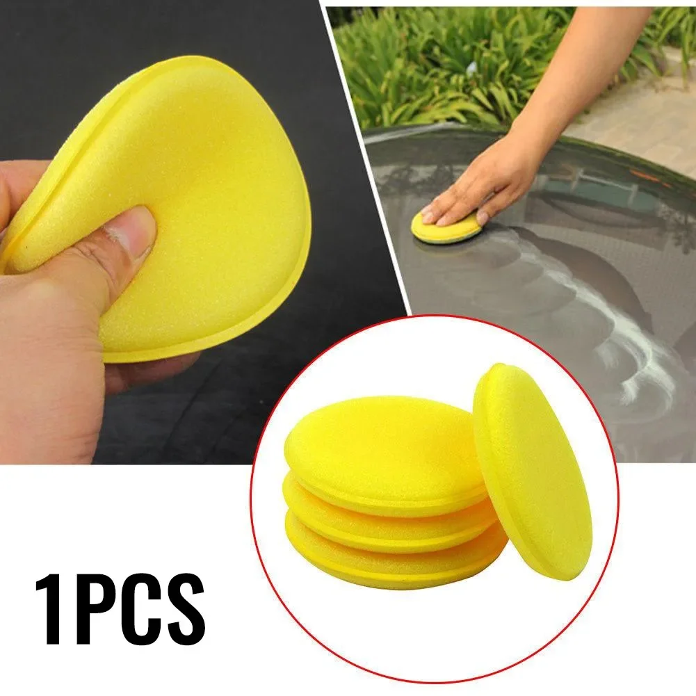 Polish Sponges Soft Tyre Dressing Wash Wax Waxing 1 PC Applicator Car Cleaning Quality Material