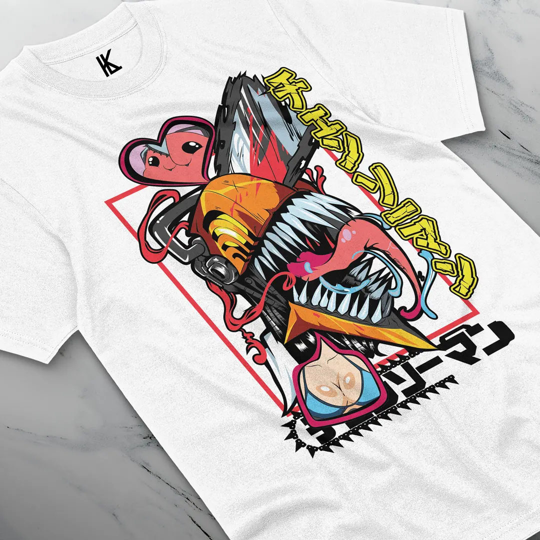 Chainsaw Man Anime Graphic T-Shirt