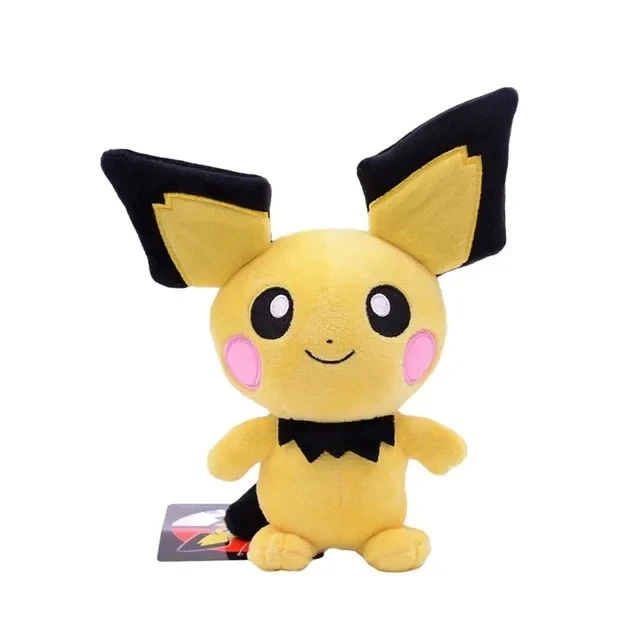 thumbnail image 1 of Muñeco de peluche de Pokémon de 20 a 25 cm, Pikachu durmiendo sentado, figura de Anime de dibujos animados adorable, juguetes de peluche, regalos de cumpleaños para niños, 1 of 5