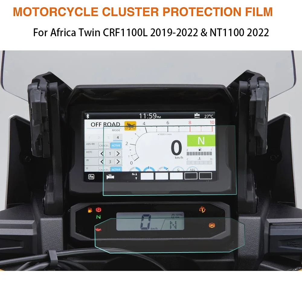 Instrument Protective Film Dashboard Screen Protector For Honda Africa Twin CRF1100L 2019 CRF 1100L 2020 2021 NT1100 NT 2022