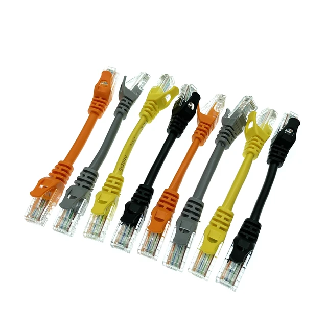 Câble réseau Ethernet RJ45 mâle vers mâle, court, 10cm 30cm 50cm 0.1m 0.3m  0.5m, agan 5 agan 6 CATinspectés CAT6e UTP - AliExpress