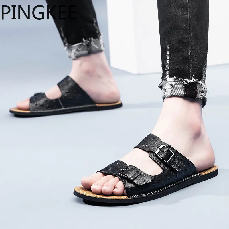 Рисунок 6 - Пляжные мужские шлепанцы PINGKEE с двойной пряжкой