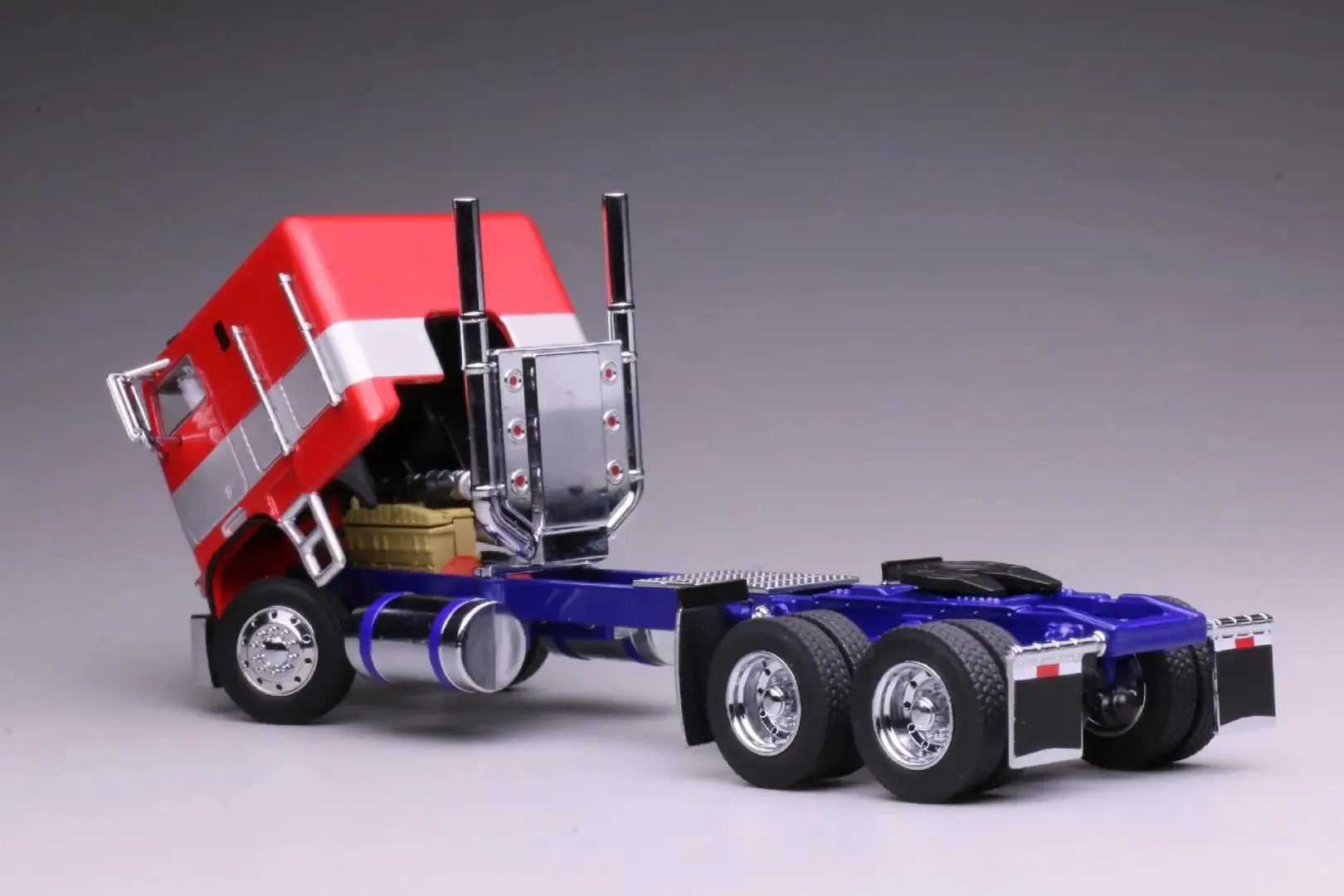 596 1:64 피터빌트 389 아메리칸 세미 트럭 트랙터 HEC 에디션 합금 다이캐스트 모델 수집용 전시품 트럭 애호가용 장난감