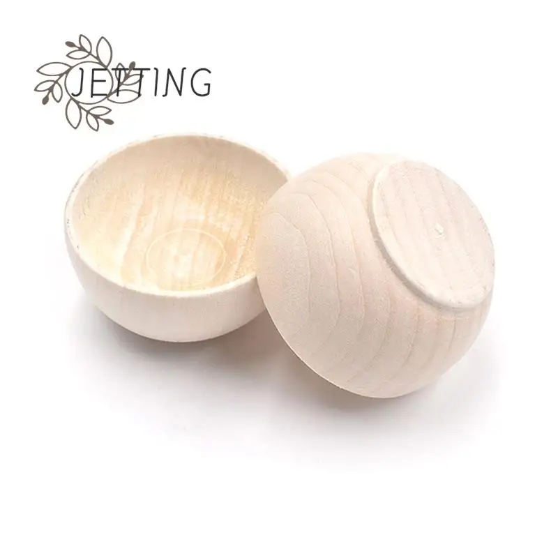 5730MMSmallChildrensPaintedWoodenBowlDIYWoodenCrafts