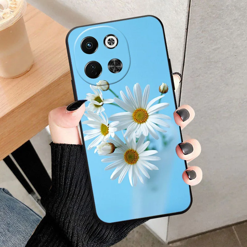 Black TPU Shockproof Phone Case - Soft Silicone Bumper & Protective Back Cover