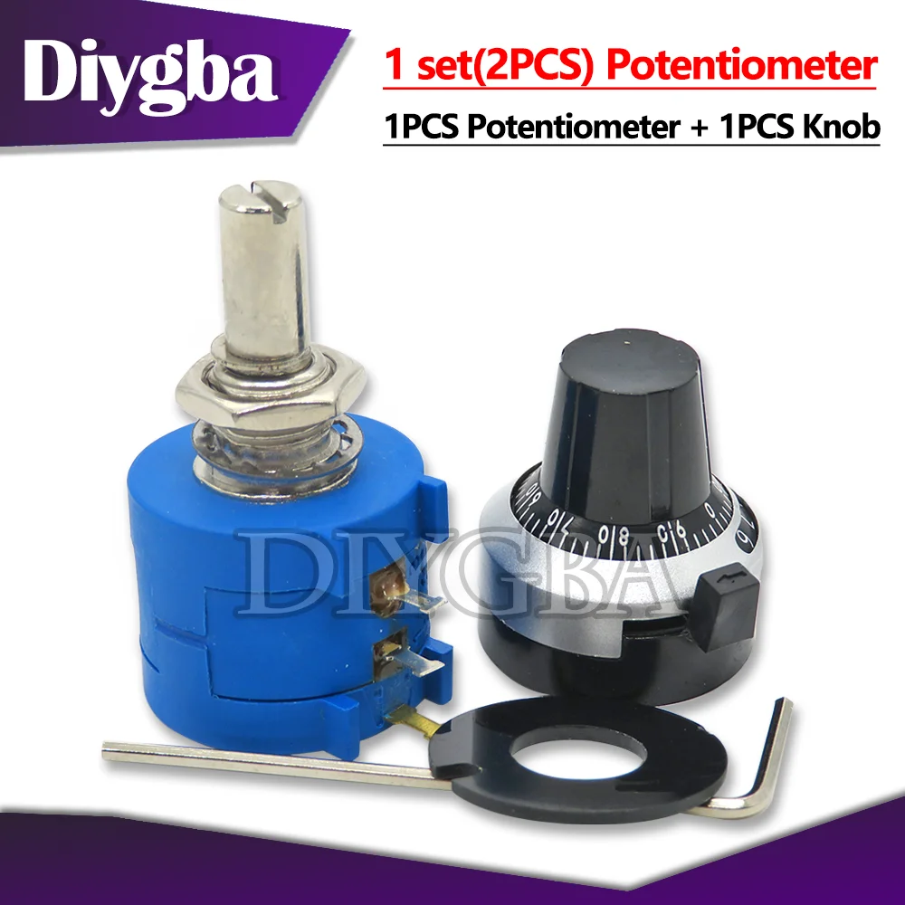 Oiyagai 100 Stück 3296W Präzisionspotentiometer Set – 10 Werte 1K–500K Ohm Mehrgang-Trimmer-Widerstände, Einstellbar, mit Aufbewahrungsbox für Arduino, Elektronik & DIY-Projekte Oiyagai 100 Stück 3296W Präzisionspotentiometer Set – 10 Werte 1K–500K Ohm Mehrgang-Trimmer-Widerstände, Einstellbar, mit Aufbewahrungsbox für Arduino, Elektronik & DIY-Projekte