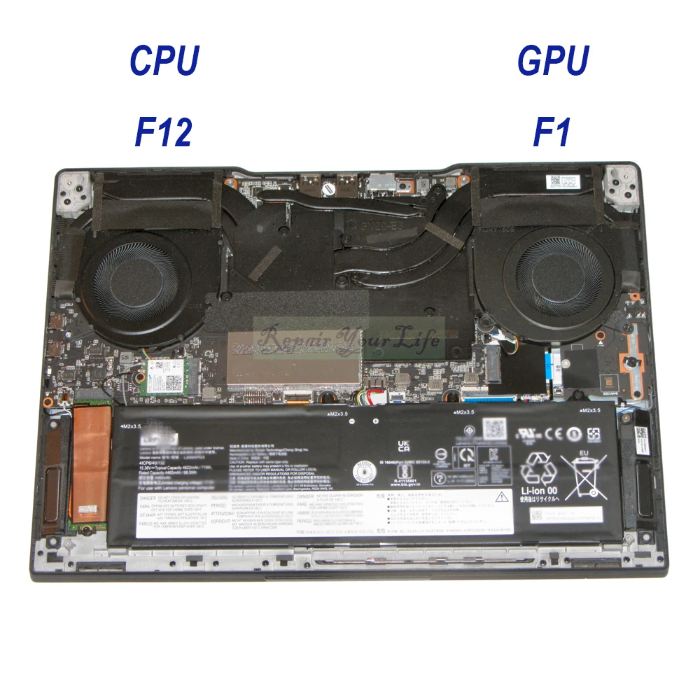 Lenovo Legion, GPU, ventiladores refrigeradores do computador,