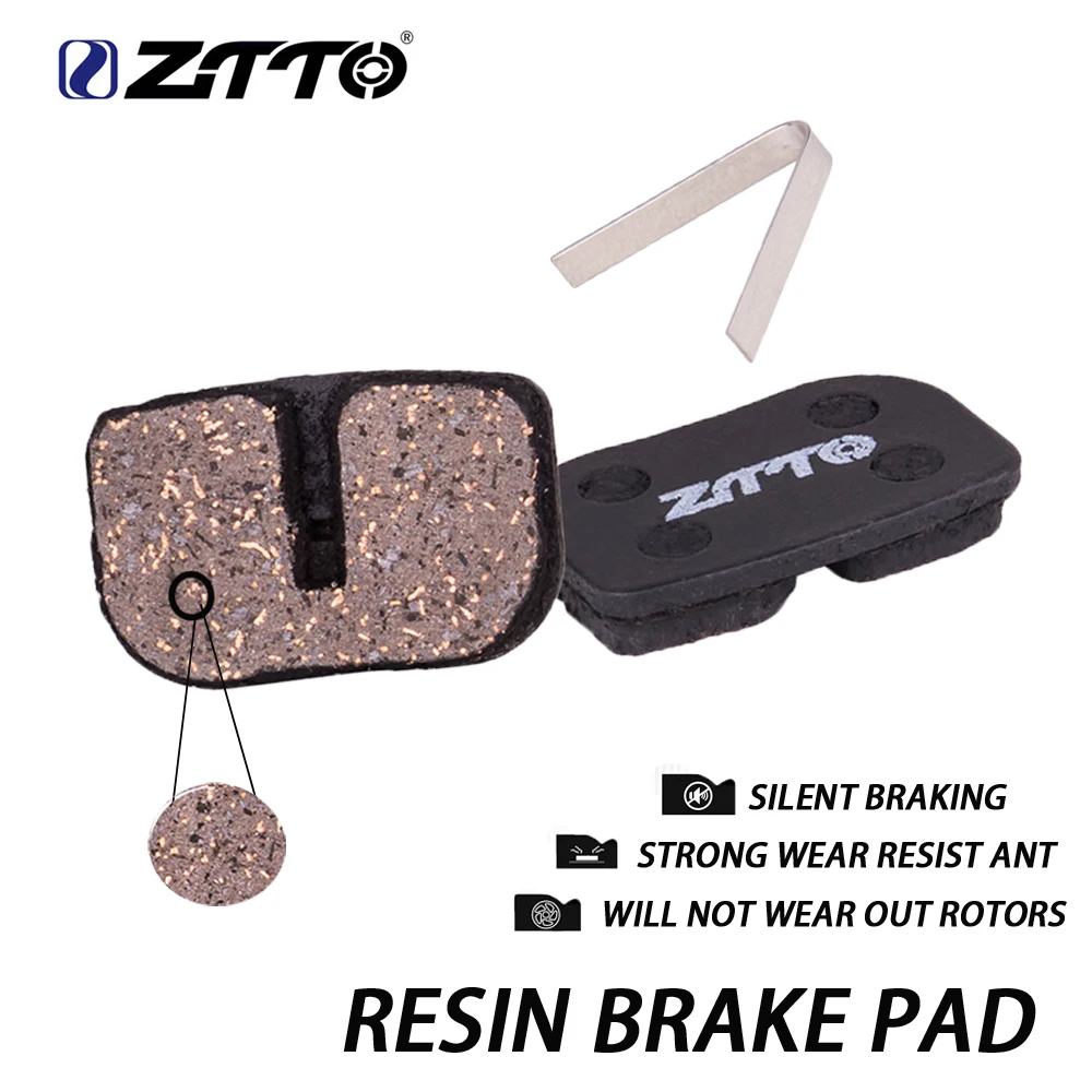 ZTTO 4 Pairs Resin Disc Brake Pad Semi Metal Wear-resistant Hydraulic Brake Pads For M8020 M6100 mt200 Guide Code E9 MT6 MT4