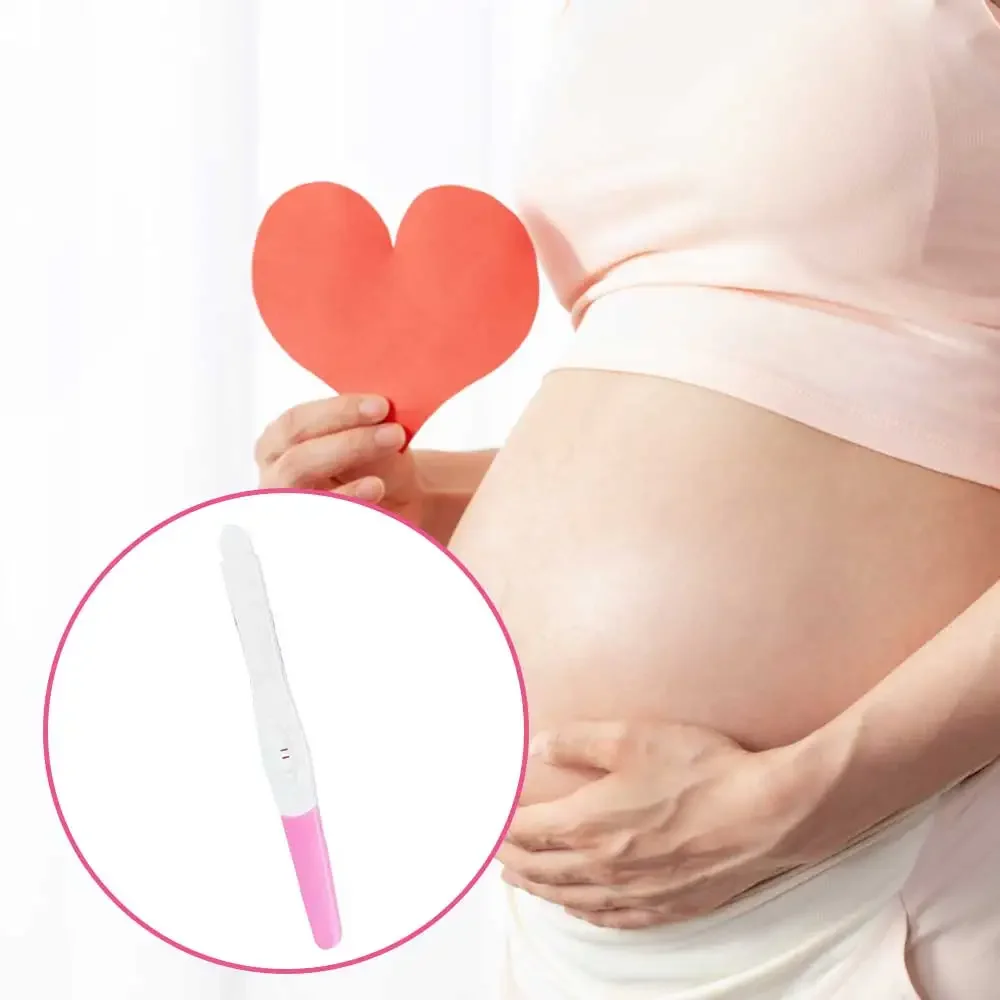 5pcs HCG Testing Kits Early Pregnancy Test Strips Urinal Test For Women Female Self Home Pregnancy Strips Over 99% Accuracy