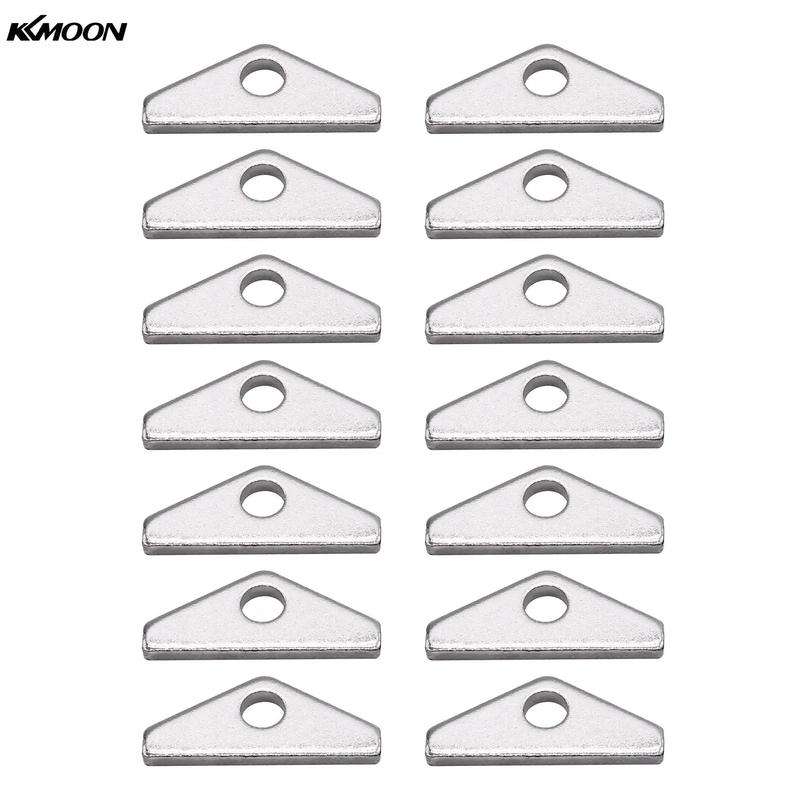 14Pcs Car Chrome Valve Cover Mini Tabs Hold Down Car Accessories Replacement for Chevy BBC Big Block 396 427 454 502