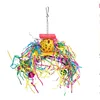 5-piece Parrot Toy Biting Toy Drawing Toy Finger Set Sichuan Pepper Wood Paper Silk Weaving Tube Toy Set 6