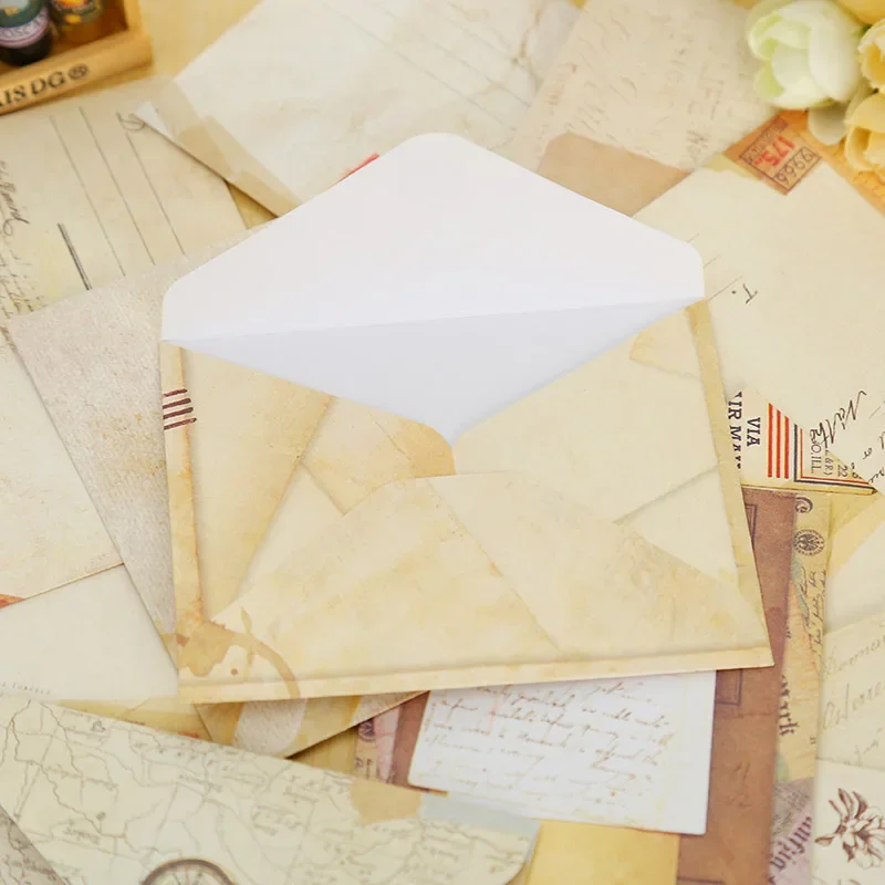 Mini Envelopes 12 Pcs Vintage Paper Scrapbooking