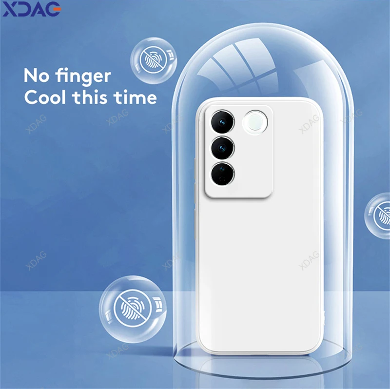 Liquid Silicone Soft Back Phone Case with Lens Protection - Fashionable and Simple Design