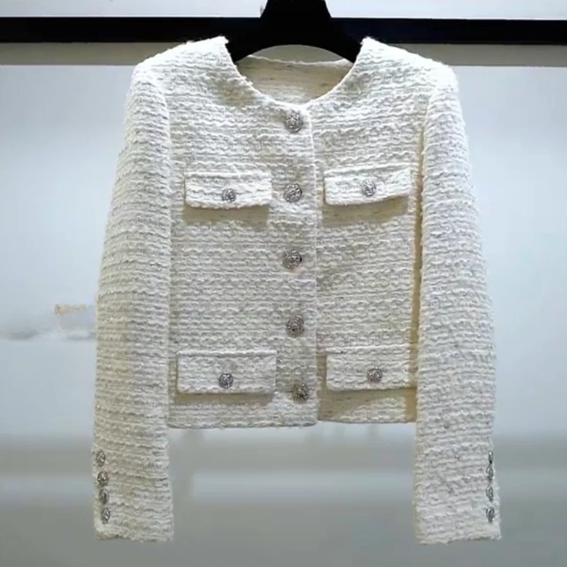 Tweed Zipper Jacket | Women's Winter Coats