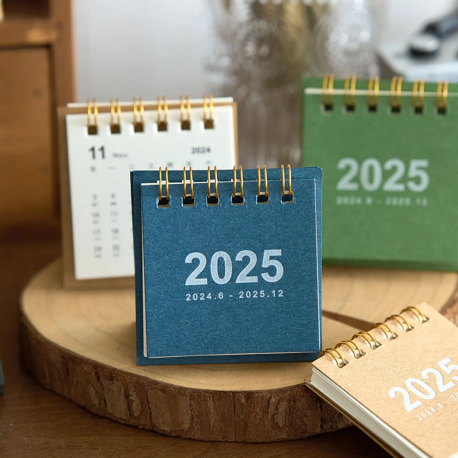 Desk Calendar Simple Mini Office School Supplies