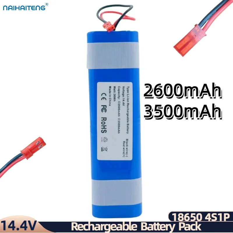 Перезаряжаемый литий-ионный аккумулятор для пылесоса Robort Sweeper ilife V3s Pro V5s Pro V8s X750 ZACO V40, 14,4 В, 2600 мАч, 3500 мАч