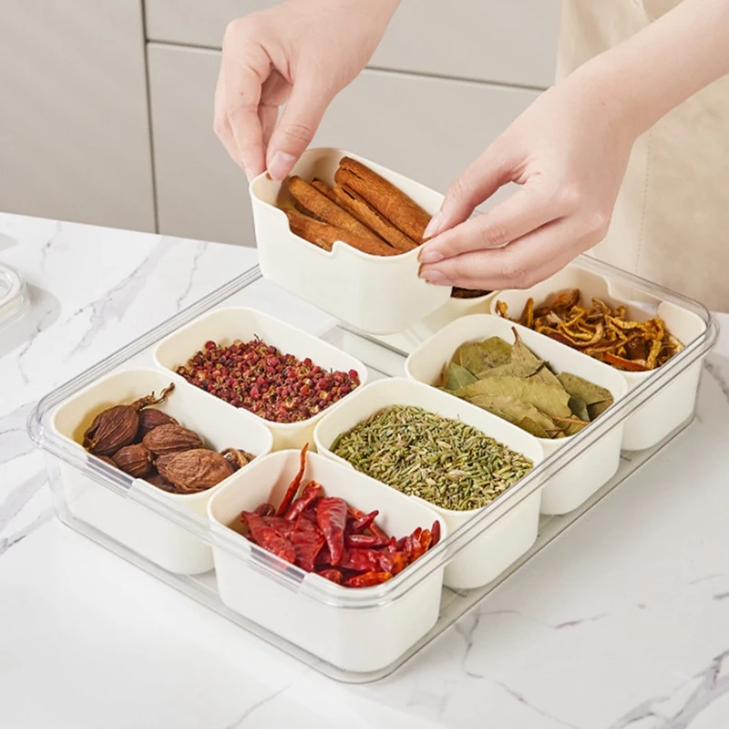 Divided Serving Tray With Lid And Handle Snackle Box Charcuterie