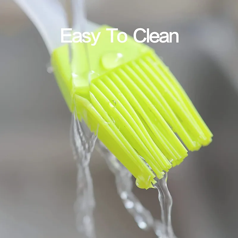 Oil Brush Silicone Basting Brush Multifunctional Detachable Head Cooking Baking BBQ Tools