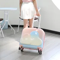 Ensembles de bagages valise de voyage avec poignée élargie, roues universelles silencieuses et serrure à combinaison pour étudiants 4