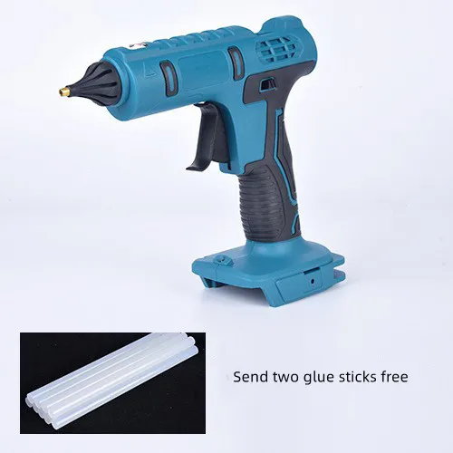 Electric Hot Melt Glue Gun Copper Nozzle Home DIY Repair Tool Rechargeable Cordless Lithium Glue Machine For 18V Makita Battery