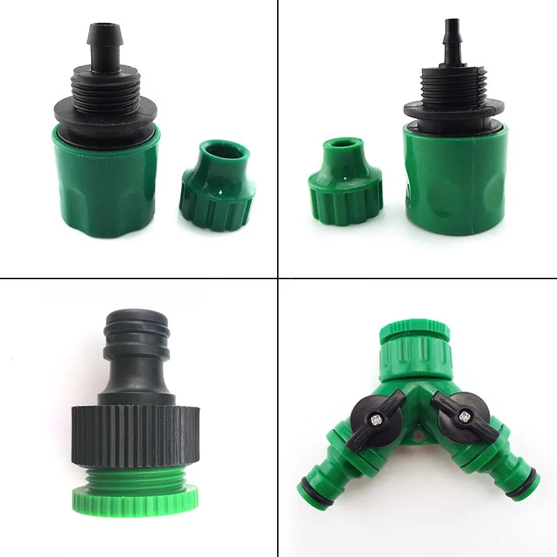 

Garden Water Tap Quick Connector 4/7mm 8/11mm Thread Nipple Joint Splitter Drip Irrigation Hose Adapter for Watering Tool K5