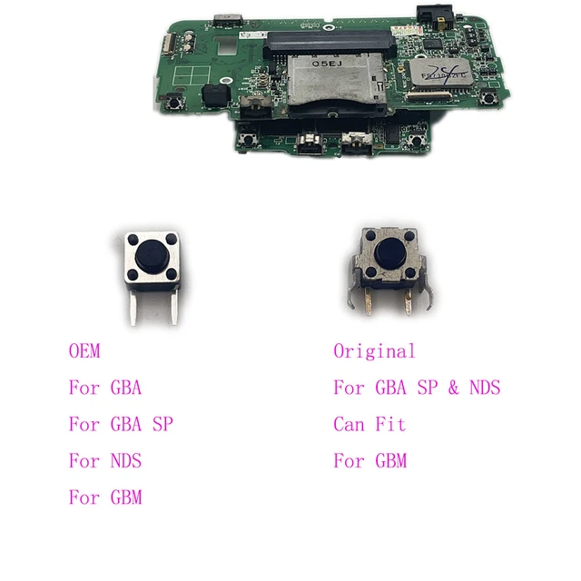  2 X Replacement L R Shoulder Bumper Trigger Button Switch Micro  Switch for Nintend DSL,DSI,DSI XL,DSI LL : Video Games