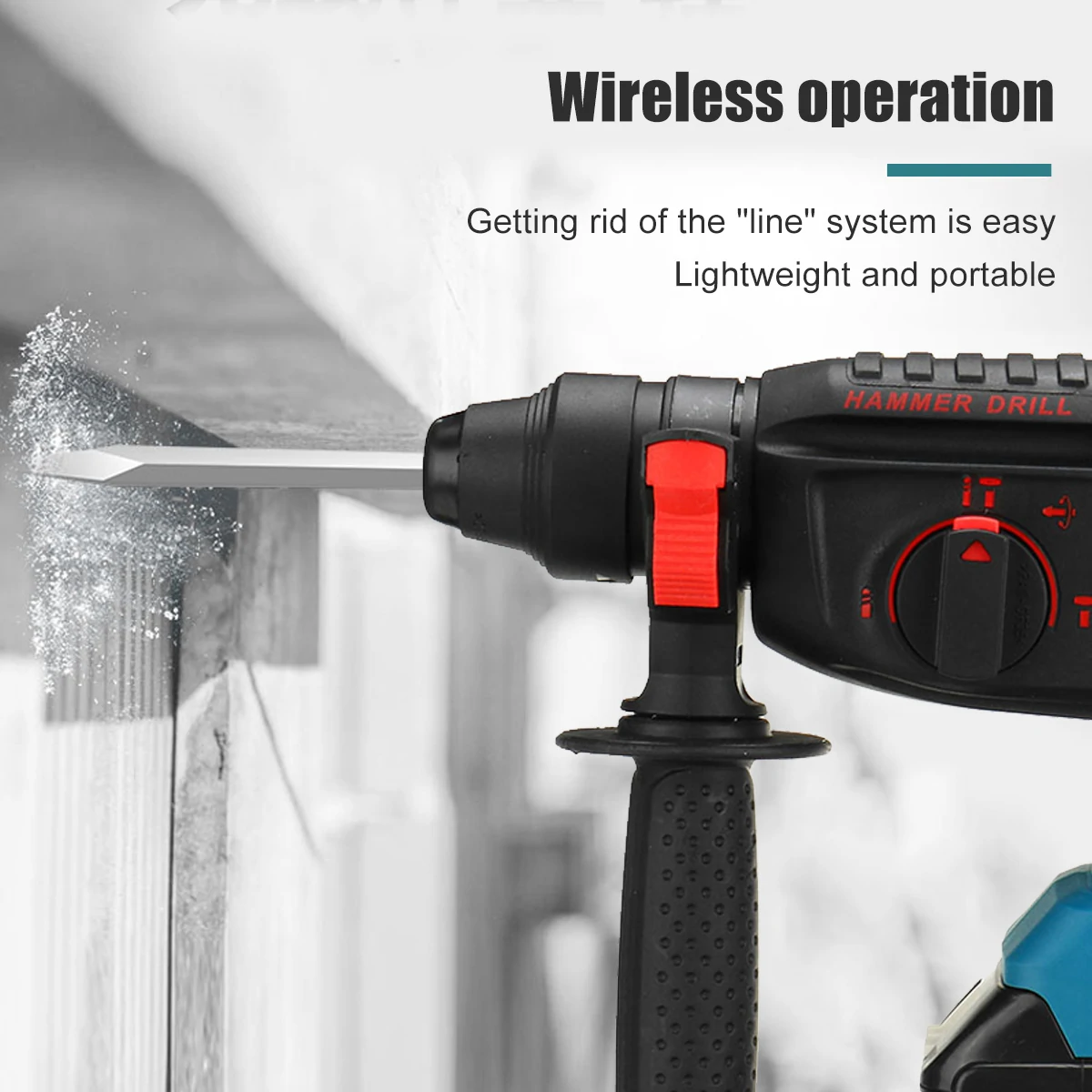 Drillpro Electric Power Tool Set 800N.M Electric Wrench Rotary Hammer 13mm Power Drill 125mm Angle Grinder For Mak 18V