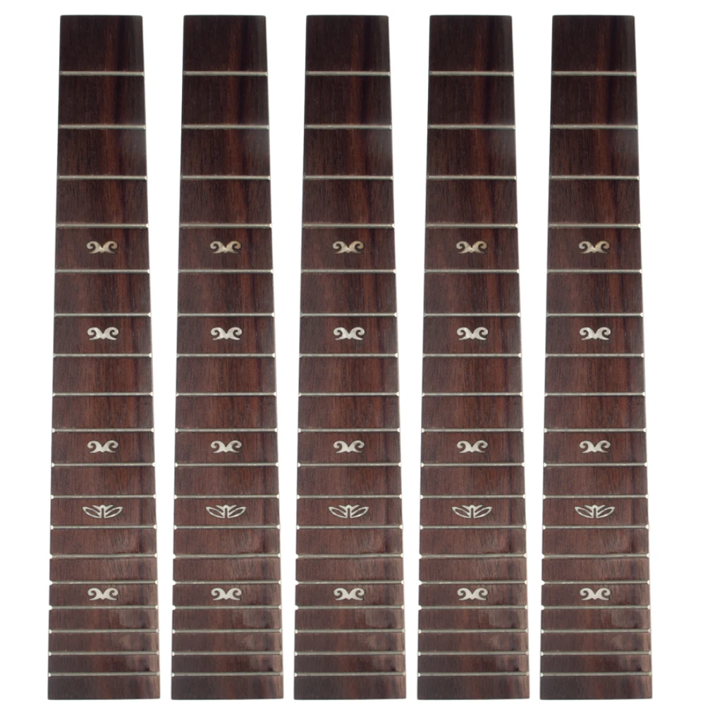 

LOOK 26 '' Ukulele Fretboard Rosewood Fingerboard W/ 18 Frets Fretboard For Tenor Ukulele New 1/5/10 PCS Smail Guitarra