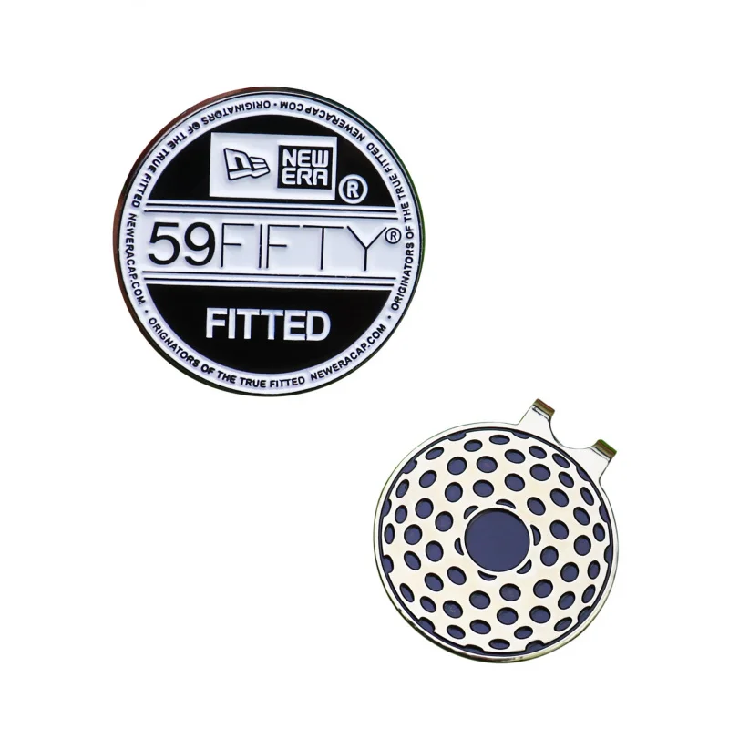 New creative metal enamel ball marker with golf accessories