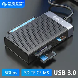 ORICO USB A Type C 3.0 Memory Card Reader Multi Lector Adapter for Micro SD SDHC SDXC MMC TF CF MS Pro Duo Stick Read Switch New