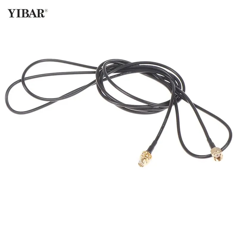 

1PC 1m WiFi Router Antenna Extension Cable Cord RG174 RP-SMA Male To Female