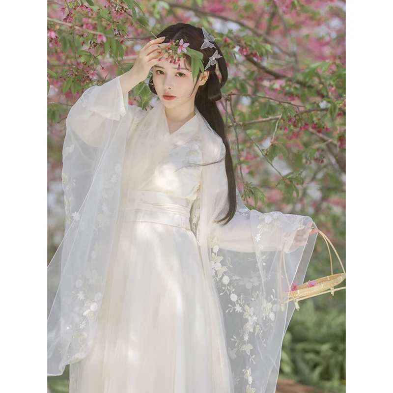 

Women's Han Chinese Clothing Costume Elements Dress Classical Dance Suit