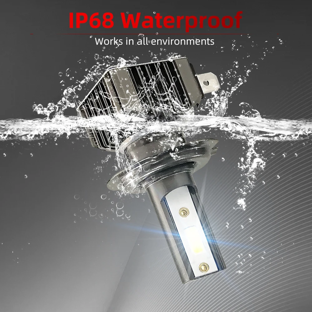 레인지로버 프리랜더용 터보 램프 안개등, LED 헤드라이트, H7, 18000LM, H11, 2003, 2004, 2005, 2006, 2007, 2008, 2009 2010, 2 개, 6 개