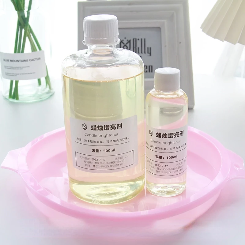 Homemade Aromatherapy Candle Light Oil Surface Brightening Oil DIY Manual Fragrance Candle Modeling Cup Wax Gloss Material