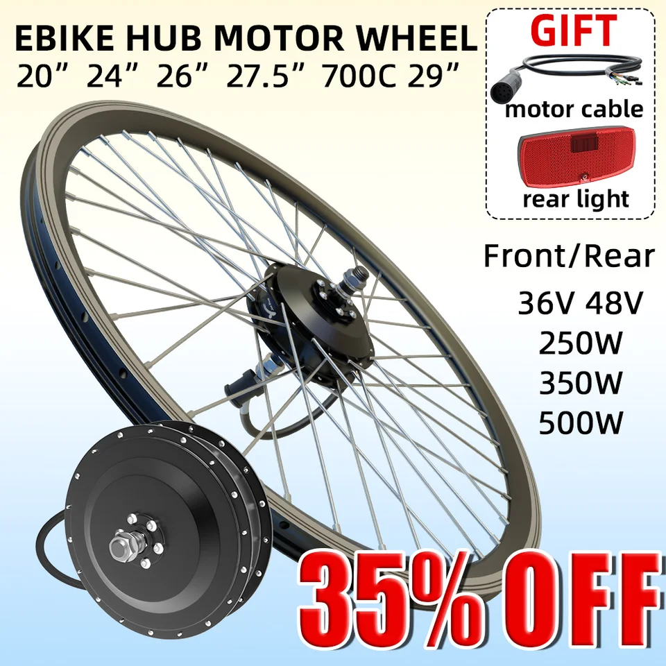 500w Electric Bike Hub Motor High Torque Efficiency