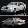 1:24 Mercedes-Benz W140 320SEL Classic Limousine Alloy Diecast Model Car Sound &light Decoration Gift For Friend Present C335 3