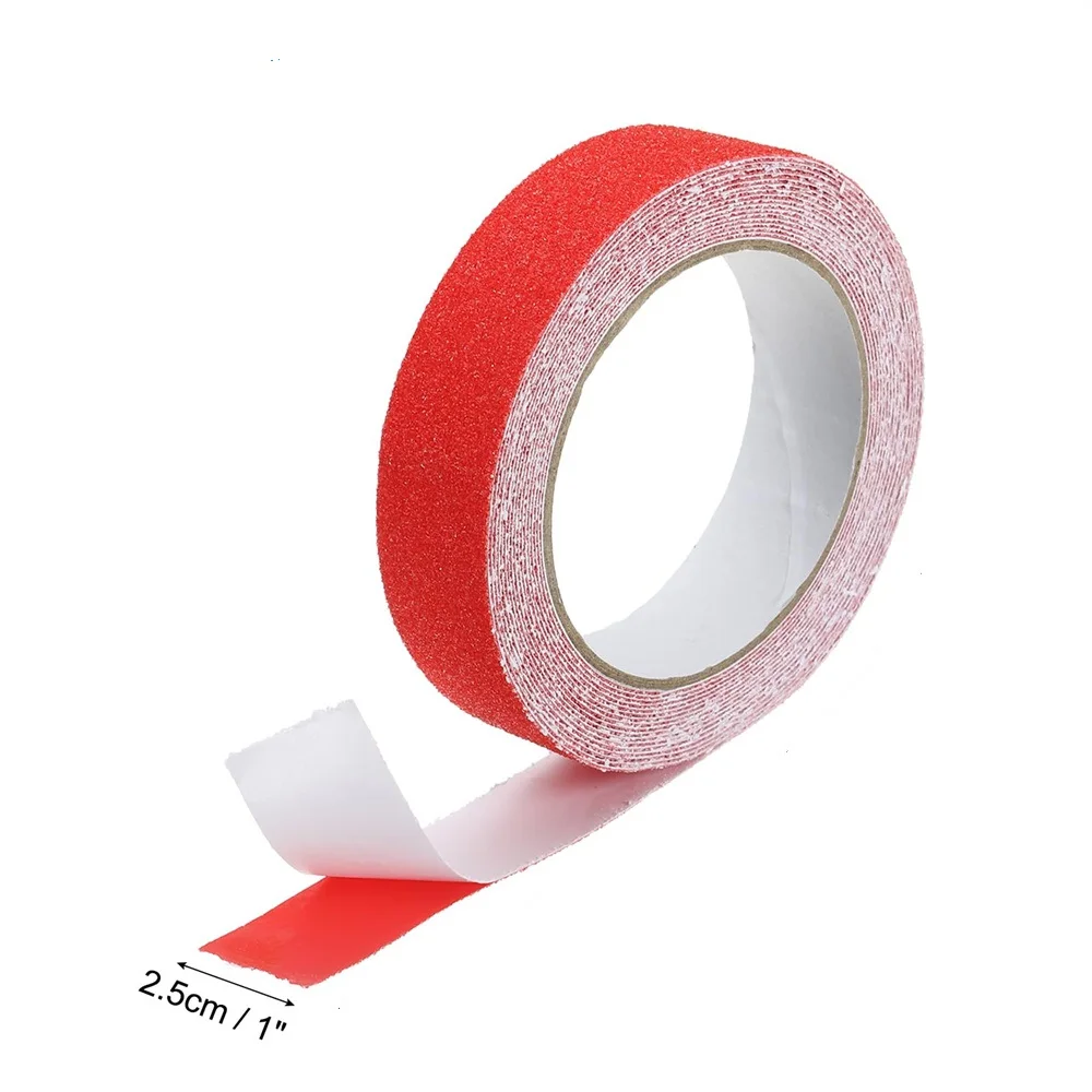 Anti Slip Traction Tape 25mm*5m Waterproof Non Skid Tread Safety Warning Sticker For Stair Step Scooter