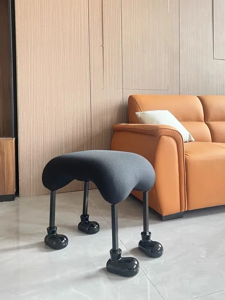 Light luxury design creative dining stool household shoe change stool bedroom dressing dog makeup chair
