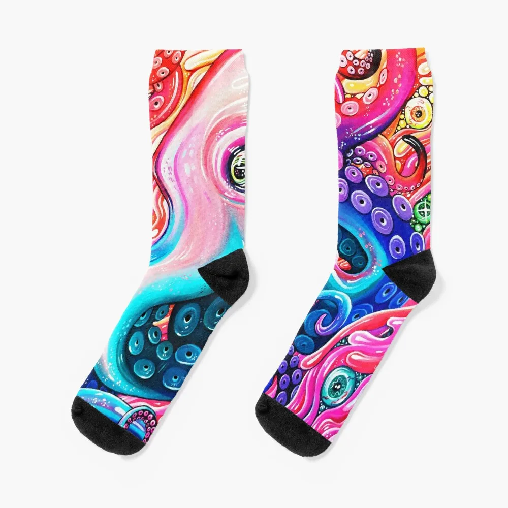 GlitterOctopus Socks Lots golf sheer Socks For Girls Men's
