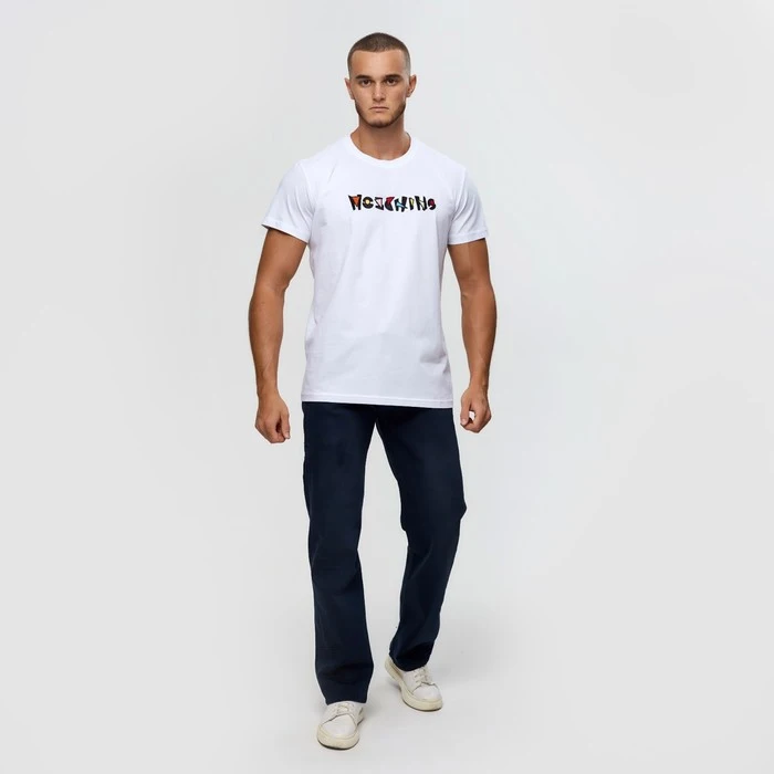 Moschino ロレルリスクルネックTシャツ 【関税込】 Moschino(モスキーノ) Tシャツ・カットソー(メンズ) - 海外通販