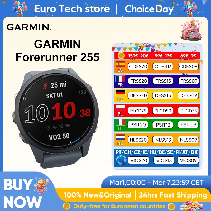 Smartwatch Garmin Forerunner 255 z EU za $187.02 / ~684zł Smartwatch Garmin Forerunner 255 z EU za $187.02 / ~684zł