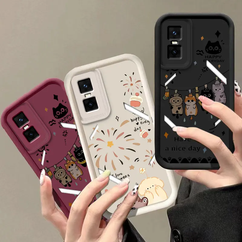 Cartoon Cat Soft Silicone Shockproof Protective Case