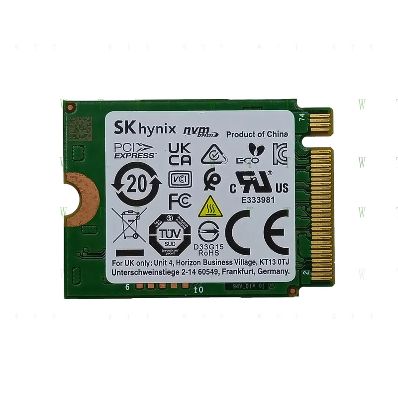 TTT 0X3K2X SKHYNIX BC711 NVMe M.2 2230 SSD 128GB HFM128GD3GX013 BA