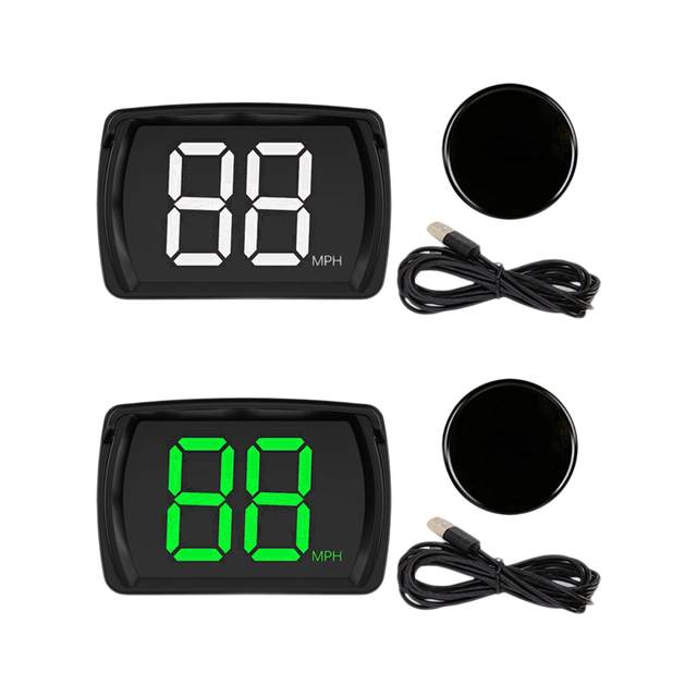Generic HUD Head up Display Speedometer MPH Universal Plug and Play Auto Accessory for SUV Car Bus Vehicle Electric Scooter