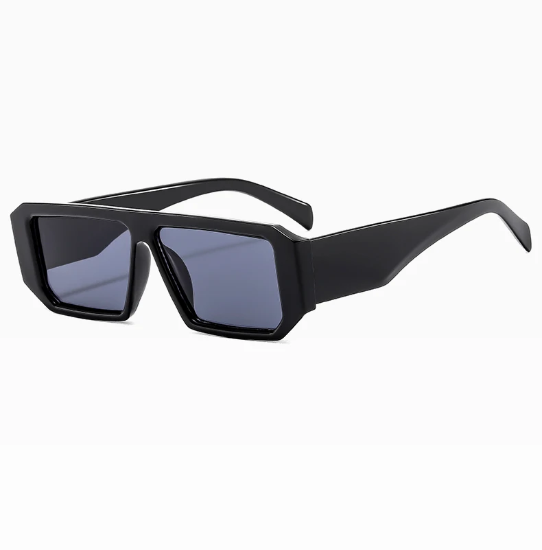 2024 neue Sonnenbrille Frauen hochwertige Retro Sonnenbrille rechteckige Brille modische Trend Punk-Stil Design-Brille – Detail 9