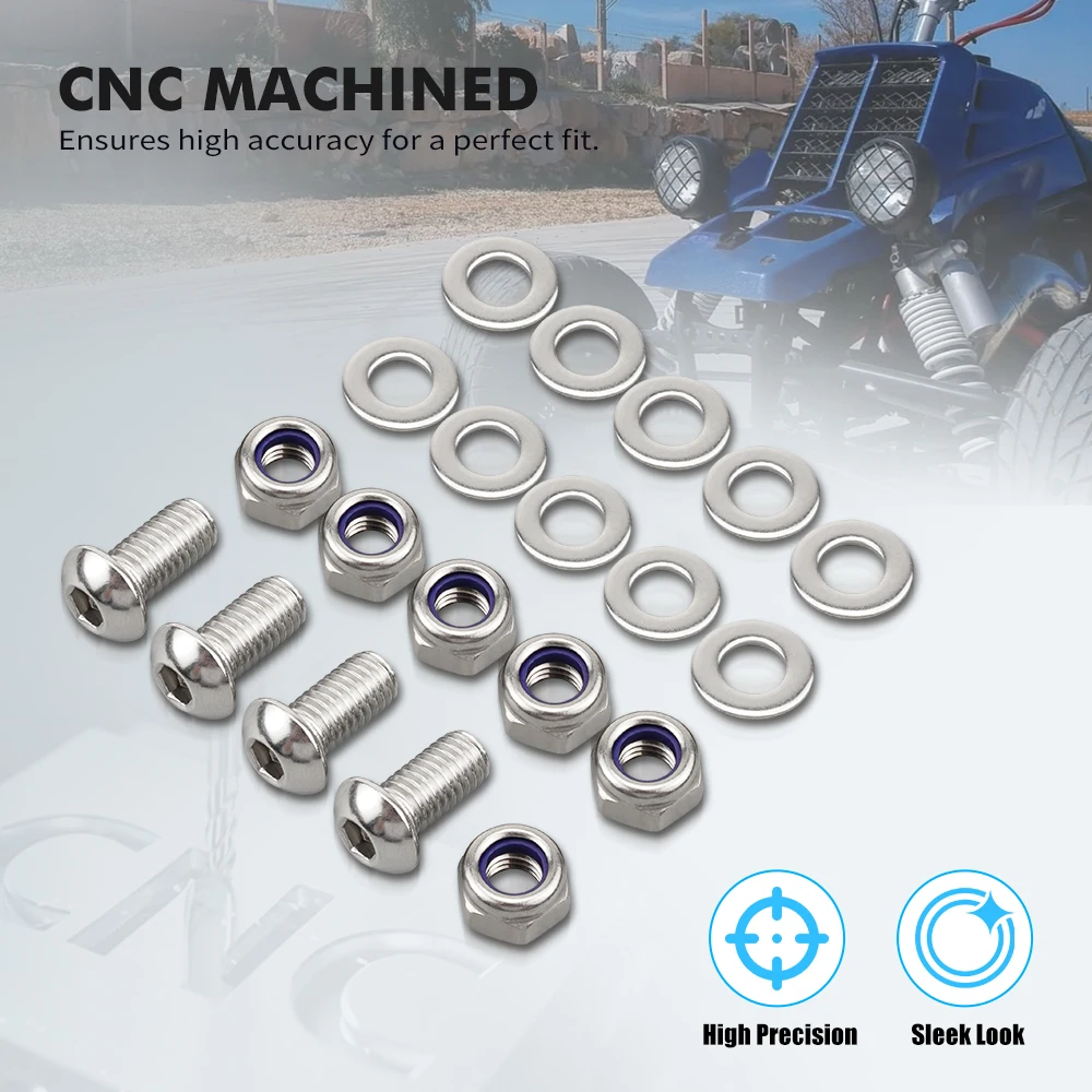 

For Yamaha Warrior 350 YFZ Wolverine 450 WR250X Grizzly 600 RAPTOR 660R 250 Big Bear ATV Brake Rotor & Sprocket Bolts Banshee