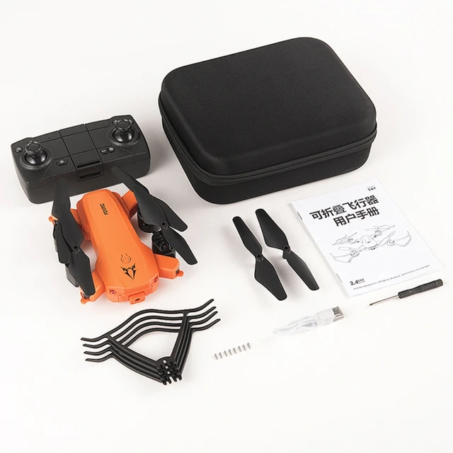 Electric Remote Control Toy Folding Aerial Air Pressure Fixed Height Dual Camera 4k Aircraft Toy for Beginner 2