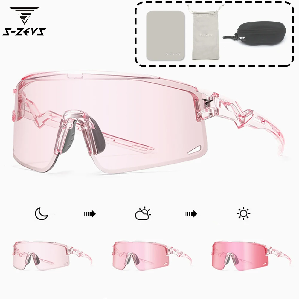 Photochromic Scratch-Resistant UV Protection Safety Glasses with Wraparound Design